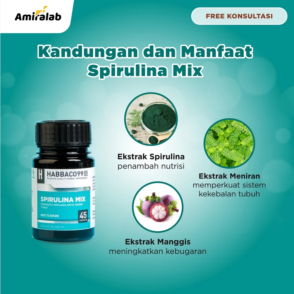 SPIRULINA MIX 45 Kapsul - Gambar 3